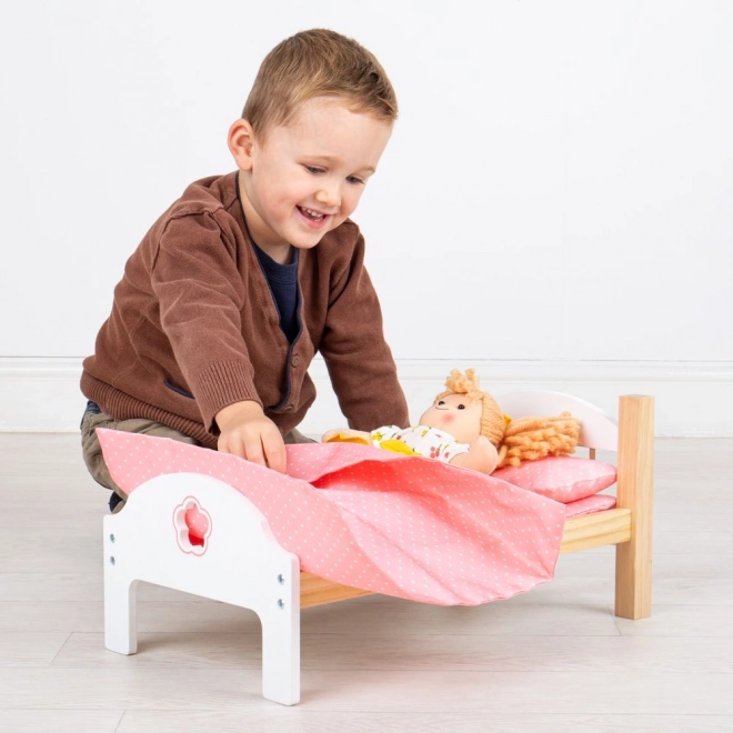 Letto in legno per bambole Bigjigs Toys