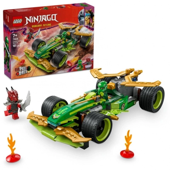 Lego Ninjago Auto da Corsa di Lloyd con Motore a Retrocarica