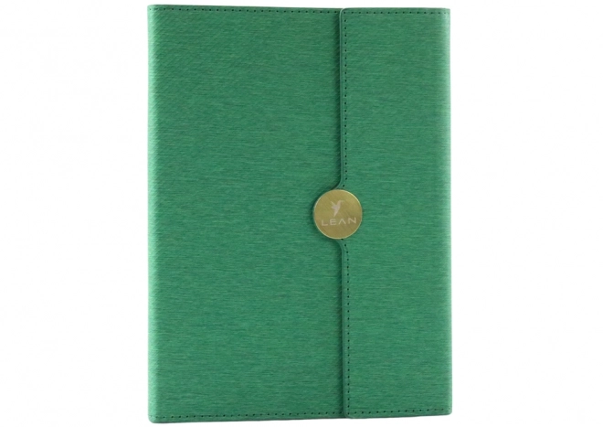 Notes su tela con chiusura magnetica A5 verde