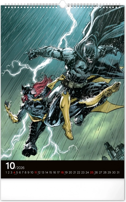Calendario da parete Batman Dark 2026