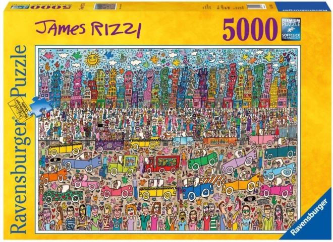 Puzzle Ravensburger di James Rizzi: La città 5000 pezzi