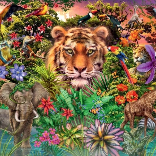 Puzzle animali esotici 1000 pezzi