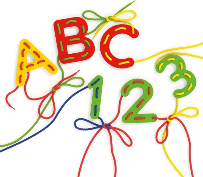 Quercetti infilatura di lettere e numeri ABC + 123