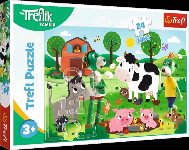 Puzzle maxi - La famiglia Treflik