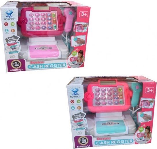 Registratore di cassa digitale con accessori per bambini
