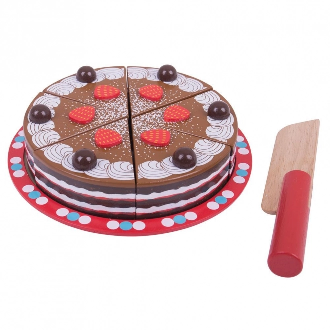 Torta al Cioccolato da Taglio Bigjigs Toys