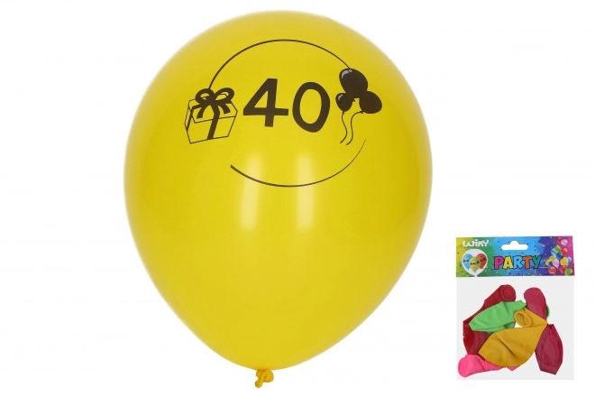 Palloncino gonfiabile con numero 40