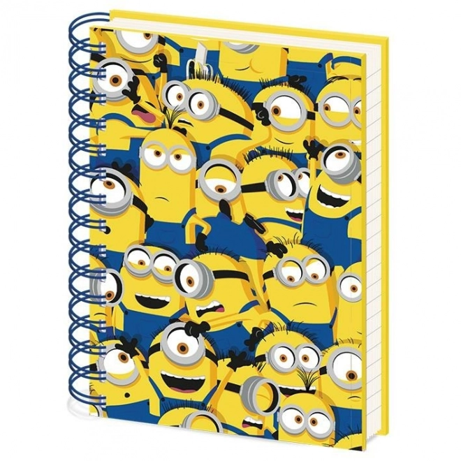 Blocco A5 a spirale Minions