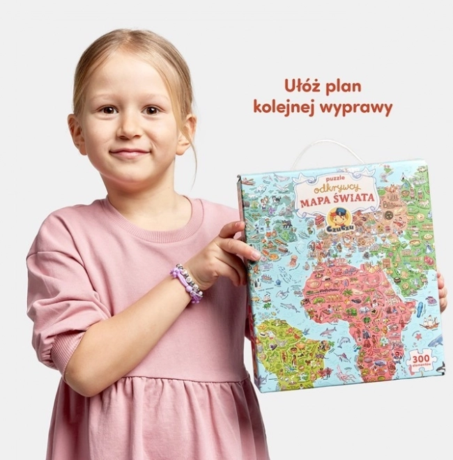 Puzzle degli esploratori - Mappa del mondo