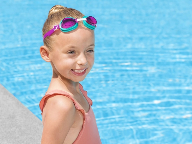 Occhialini per nuoto Lil 'Lightning Swimmer per bambini – rosa