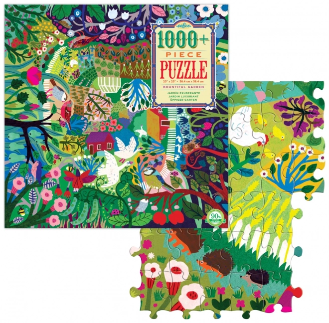 Puzzle quadrato giardino incantevole 1000 pezzi