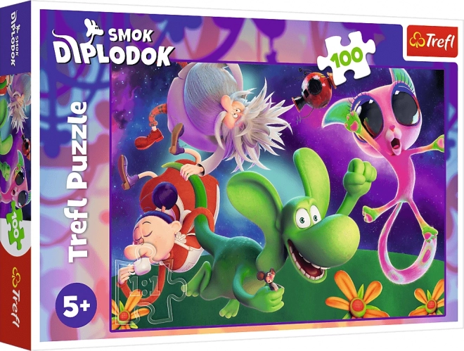 Puzzle Hokus Pokus Diplodokus 100 Pezzi