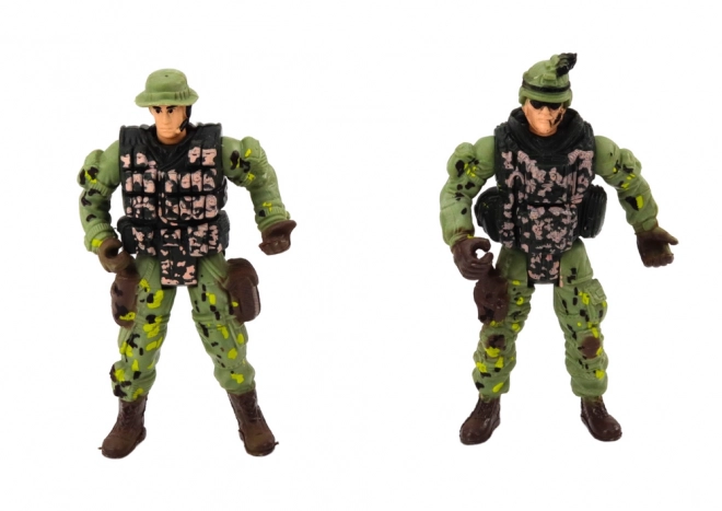 Set Militare Barca da Combattimento con Soldati e Accessori con Suoni