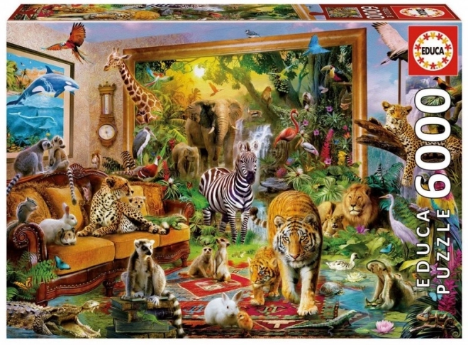 Puzzle 6000 pezzi - Animali selvaggi