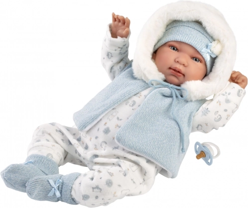 Bambola realistica neonato Llorens con suoni 44 cm