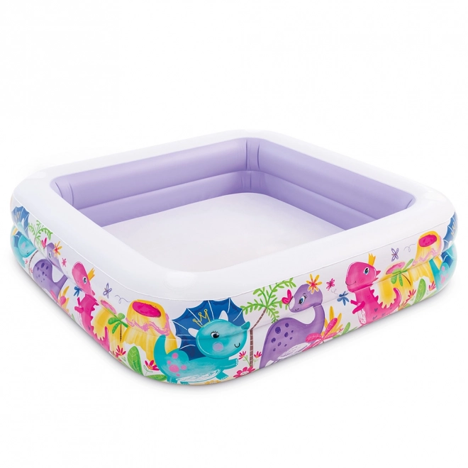 Piscina gonfiabile con baldacchino per bambini INTEX dino