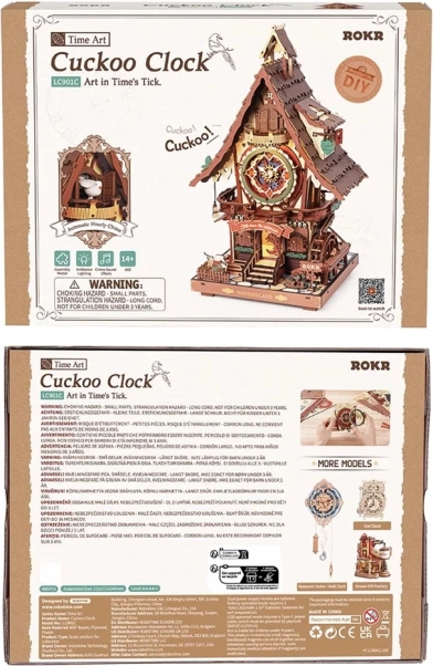 Puzzle Meccanico 3D Orologio a Cucù