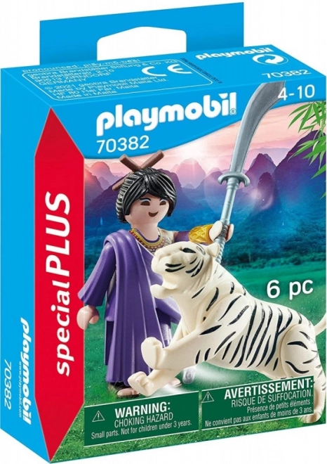 Playmobil Special Plus Guerriera Asiatica con Tigre