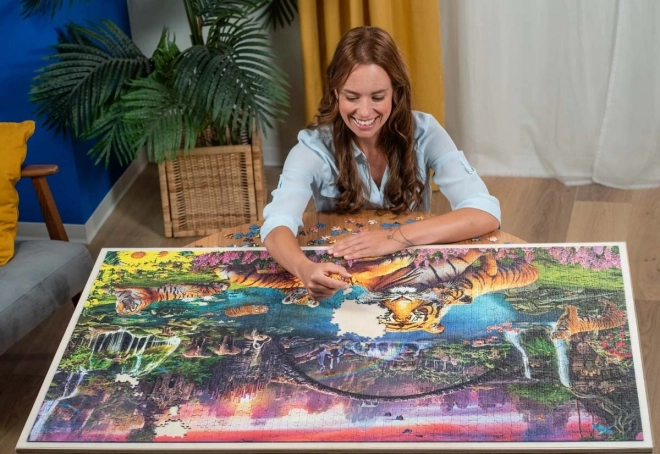 Puzzle Tigri in Paradiso Ravensburger 3000 pezzi