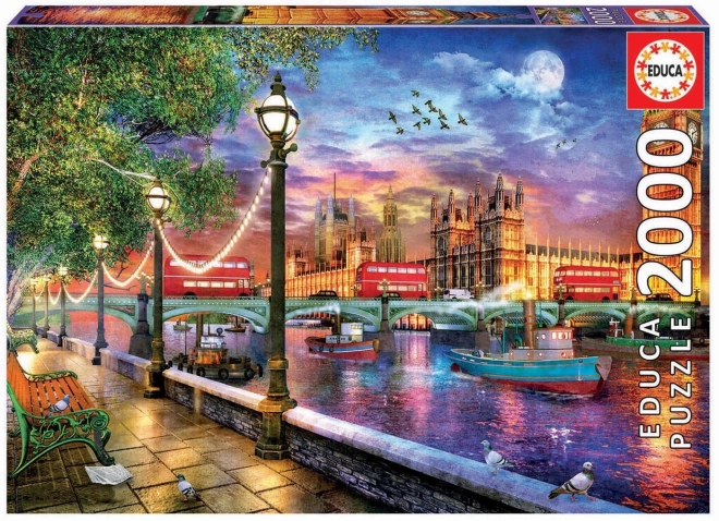 Puzzle Londra al tramonto 2000 pezzi