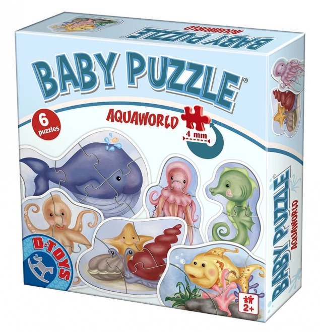 Puzzle D-TOYS Baby Mondo Sottomarino 6 in 1