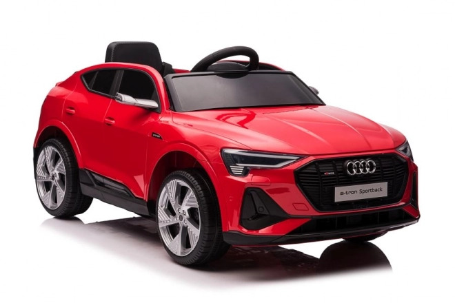 Audi E-Tron auto rosso a batteria QLS-6688