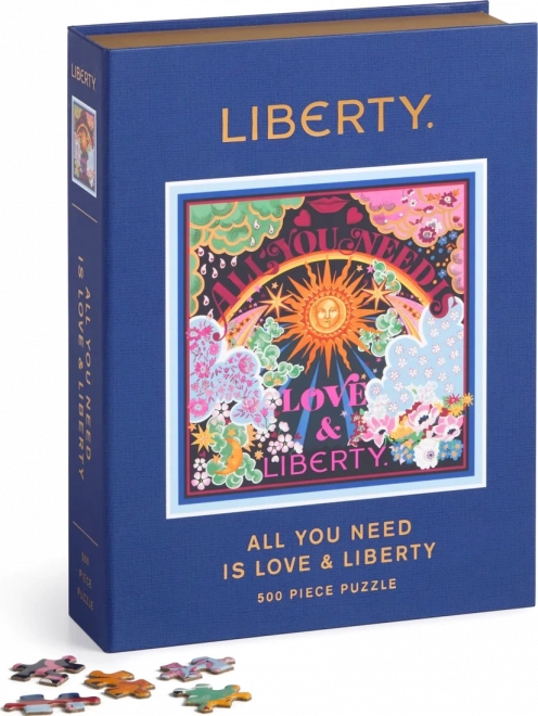 Puzzle quadrato Liberty: L'amore è tutto ciò di cui hai bisogno