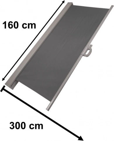 Tenda laterale Luaro 160 x 300 cm