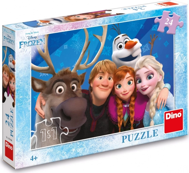 Puzzle DINO Frozen Selfie 24 pezzi