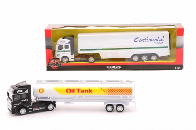 Camion in metallo 1:50 con funzione pull back
