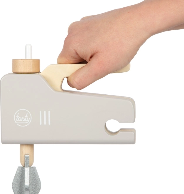 Robot da cucina in legno Small Foot 2 in 1 Tasty grigio