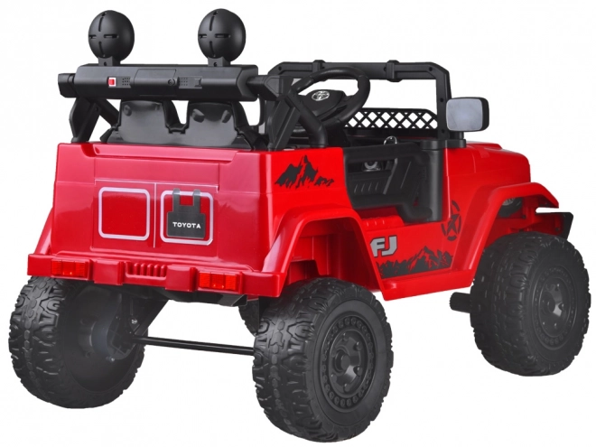 Macchina Elettrica Toyota FJ Cruiser per Bambini – Rosso