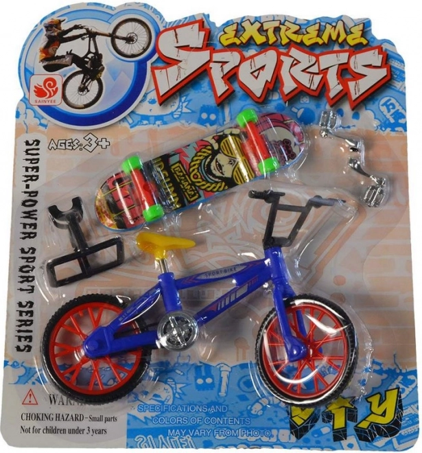 Fingerboard con bicicletta BMX