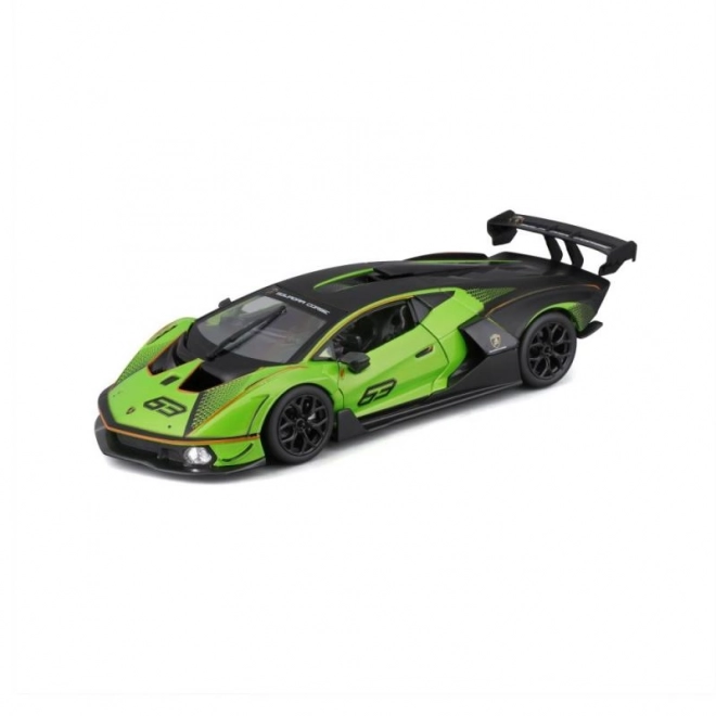 Lamborghini Essenza SCV12 verde in scala 1:24 di Bburago