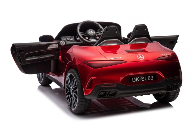 Mercedes AMG SL63 auto verniciato rosso a batteria