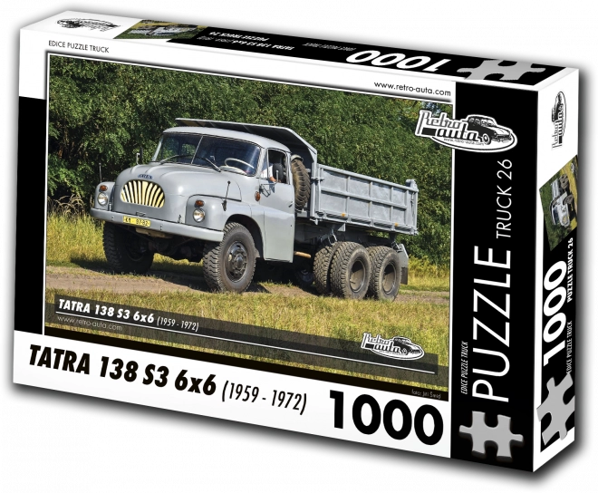 Puzzle camion d'epoca Tatra 138 S3 6x6