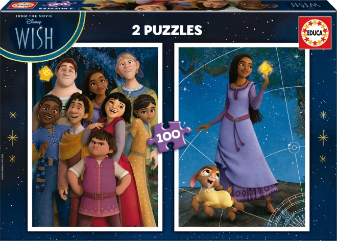 Educa Puzzle Dei Desideri 2x100 Pezzi