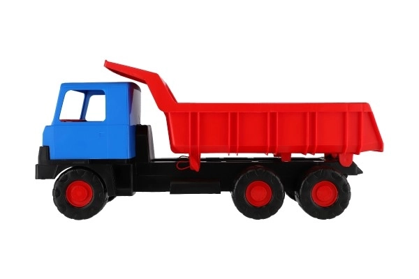 Camion Tatra 815 cabina rossa cassone blu plastica 75cm