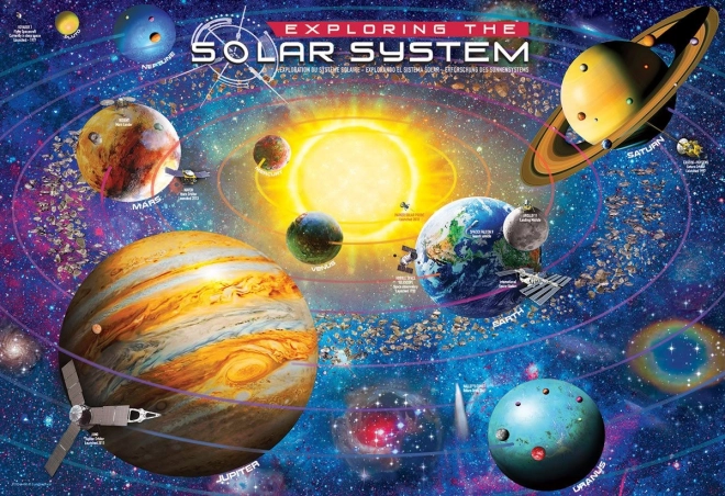 Puzzle Esplorazione del Sistema Solare 100 Pezzi