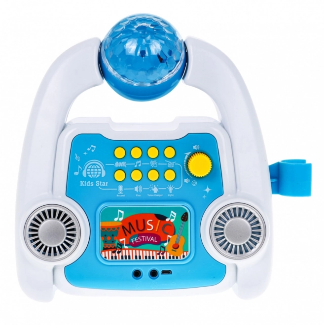 Set karaoke multifunzione per bambini 5+ con microfono e amplificatore, suoni e luci