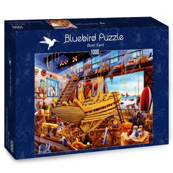 Puzzle 1000 pezzi Nave da cantiere di BLUEBIRD