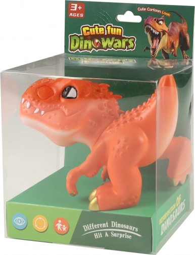 Dinosauro arancione 14 cm