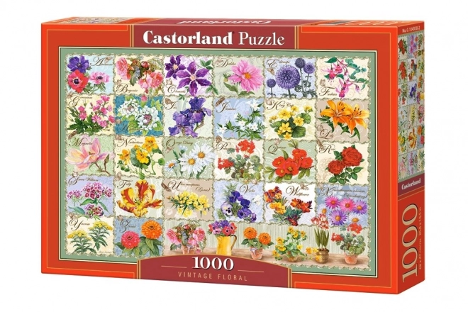 Puzzle 1000 pezzi - Fiori Vintage