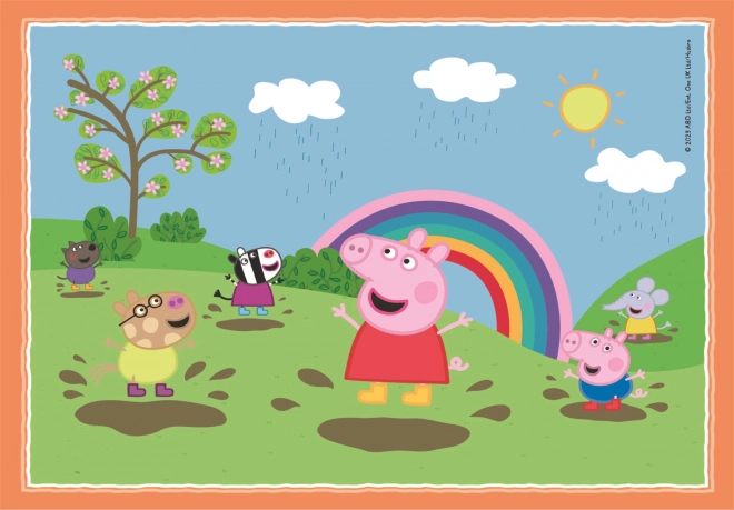 Puzzle Peppa Pig Progresso 4in1