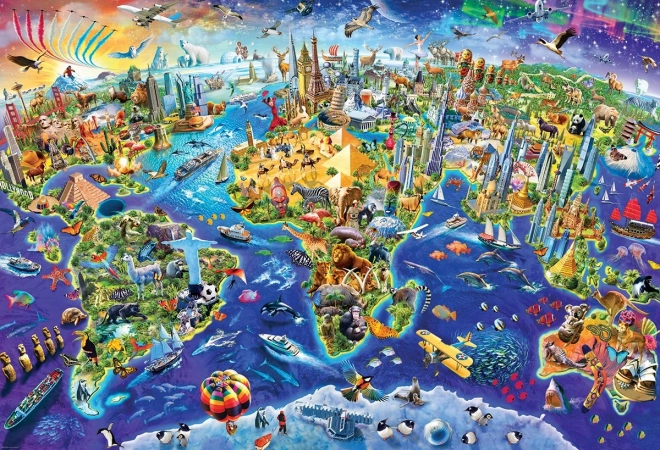 Puzzle Mondo Folle 2000 Pezzi