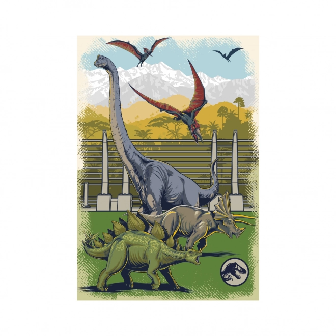 Puzzle giurassico DINO 48 pezzi