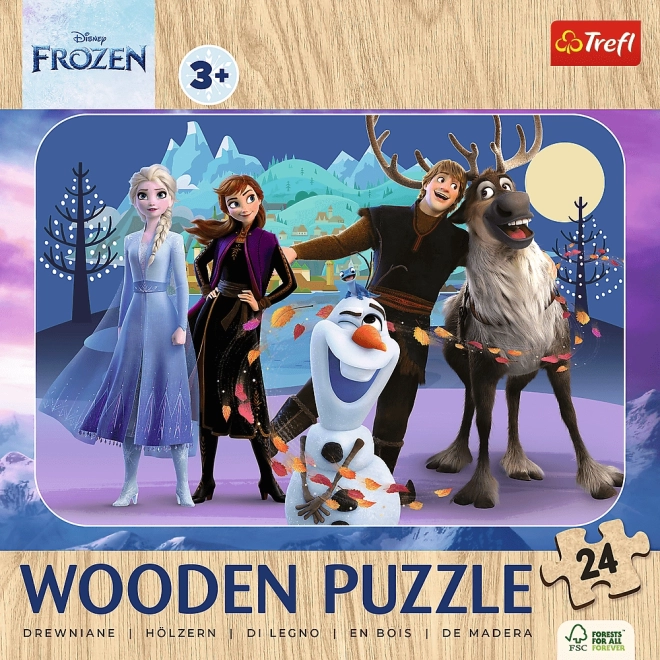 Puzzle in legno Regno di Ghiaccio 24 pezzi