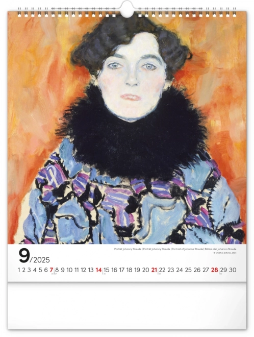 Calendario da parete Gustav Klimt 2025