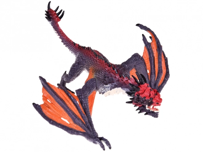 Figura di Drago Grigio-Arancione 21 cm