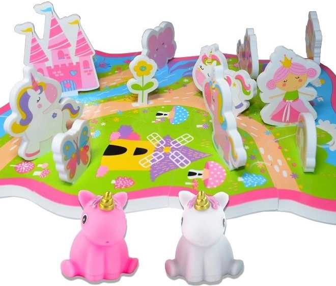Unicorno spruzza-acqua luminoso
